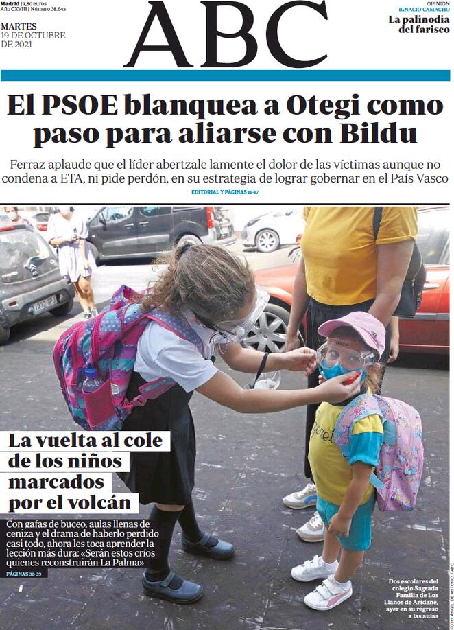 ABC (Spagna), prima pagina
