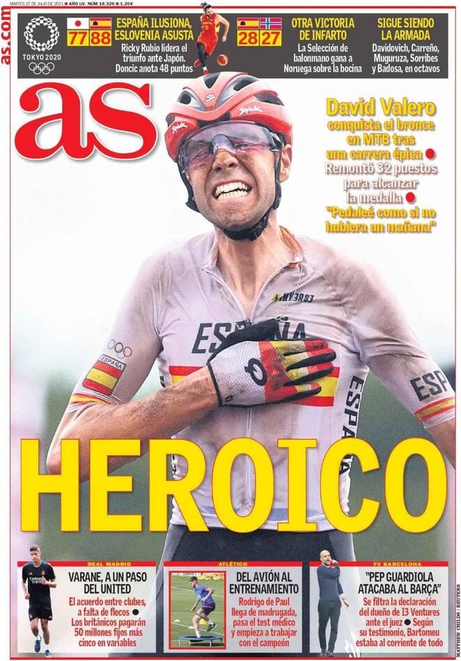 As (Spagna), prima pagina