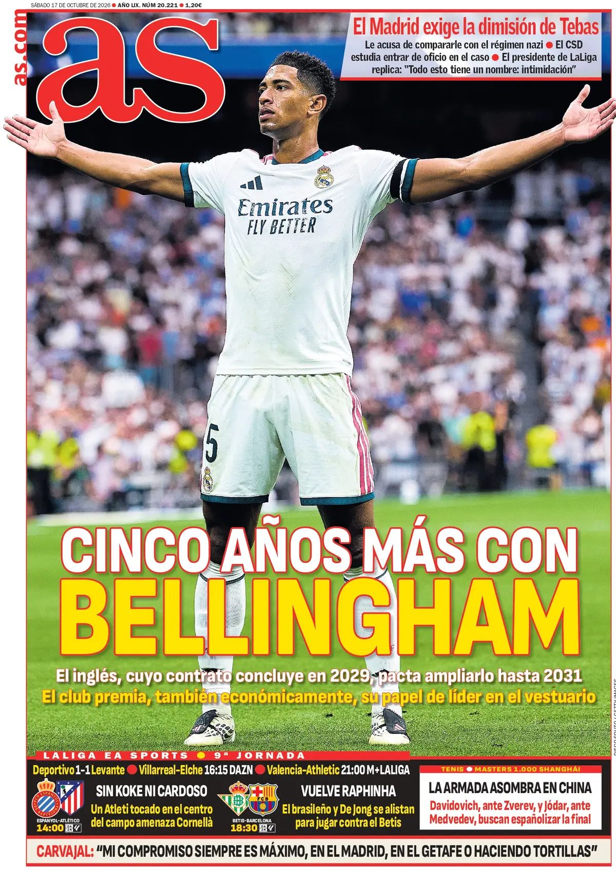 AS (Spagna), prima pagina