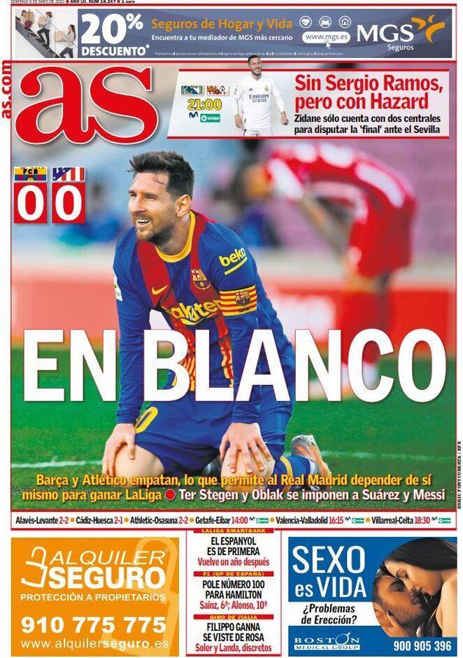 As (Spagna), prima pagina
