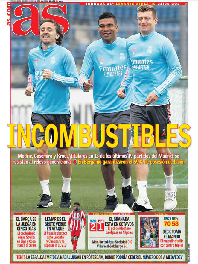 As (Spagna), prima pagina