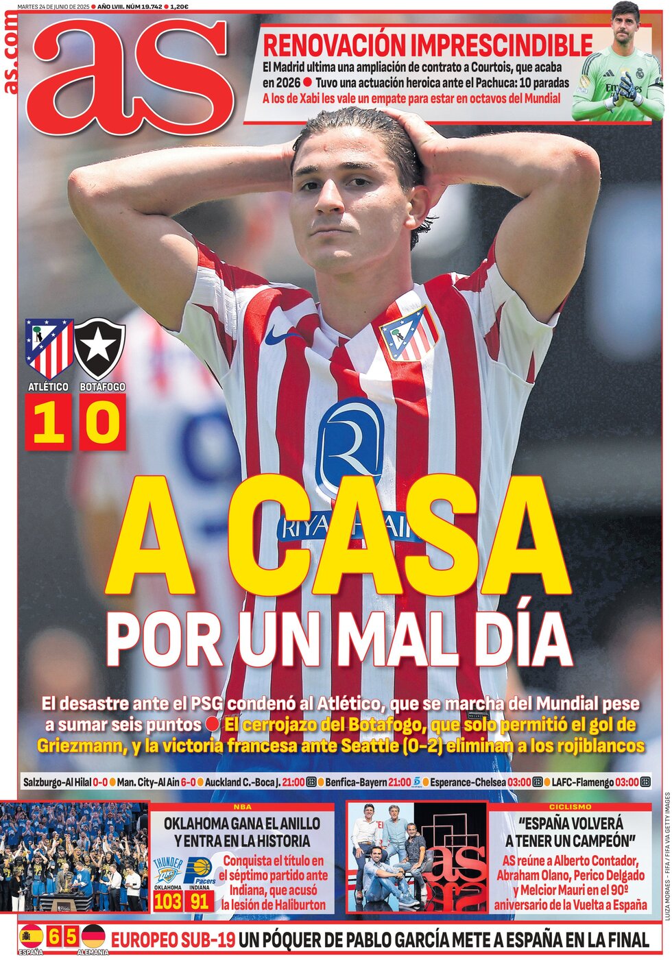 AS (Spagna), prima pagina