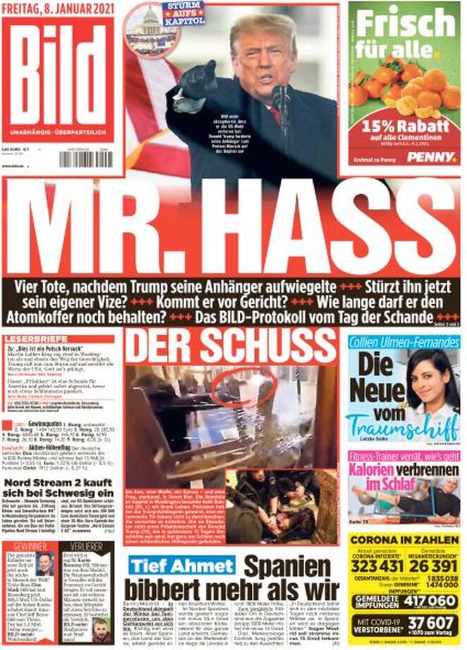 Bild (Germania), prima pagina