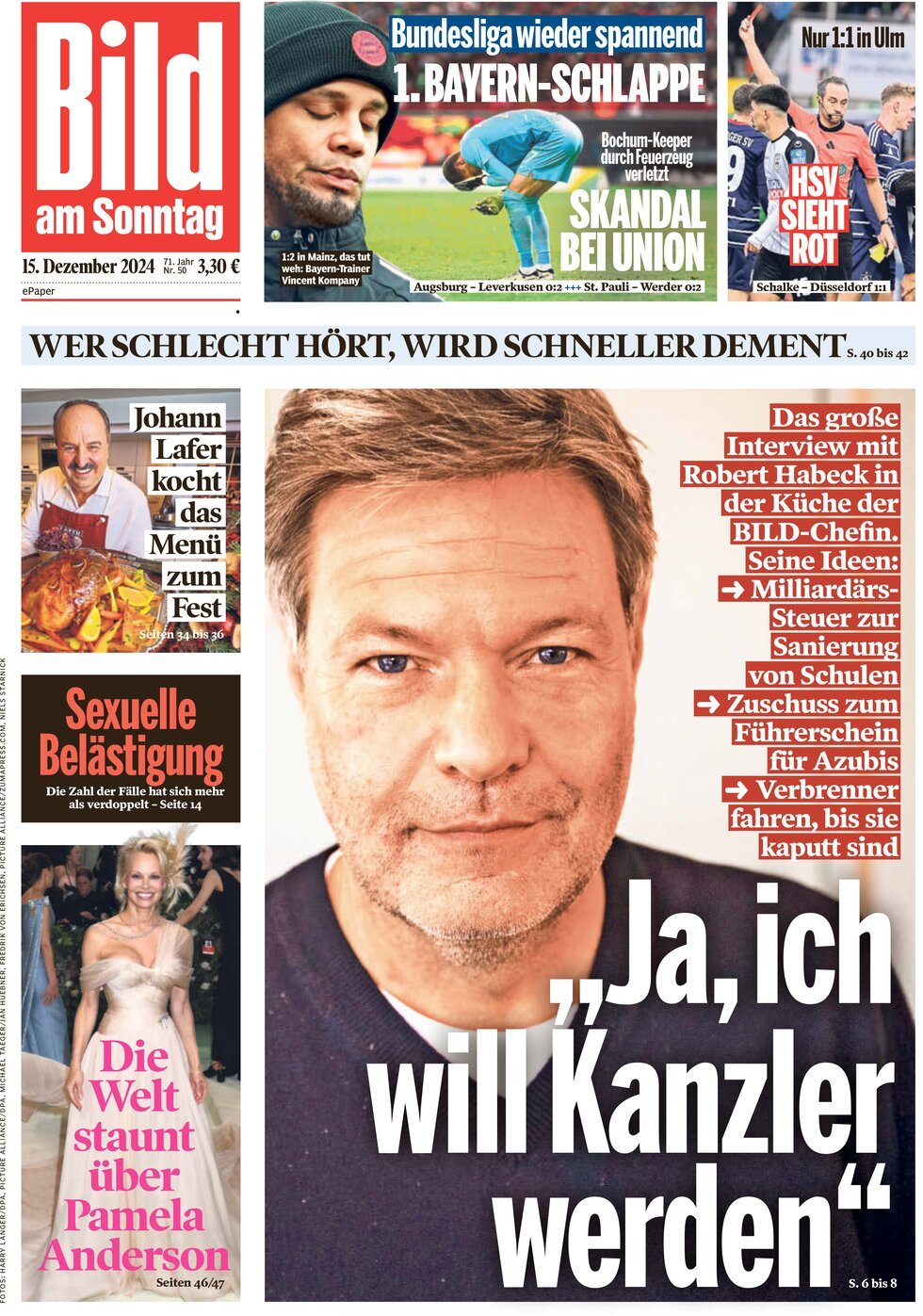 Bild (Germania), prima pagina