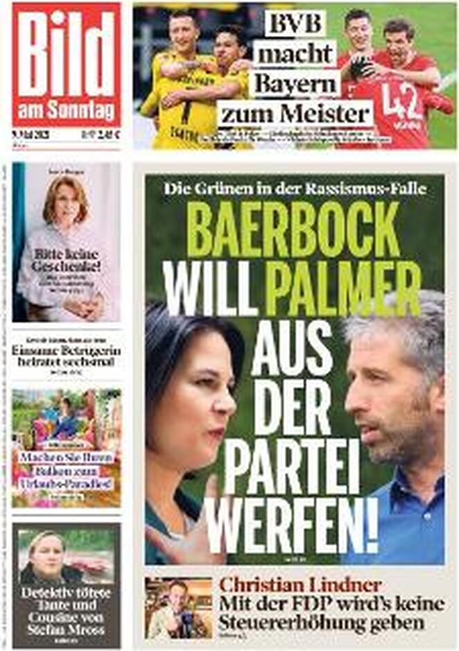 Bild (Germania), prima pagina