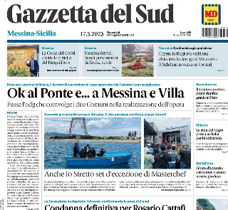 Gazzetta Del Sud, prima pagina