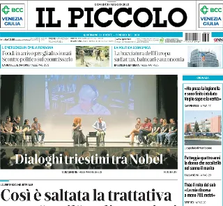 Il Piccolo, prima pagina