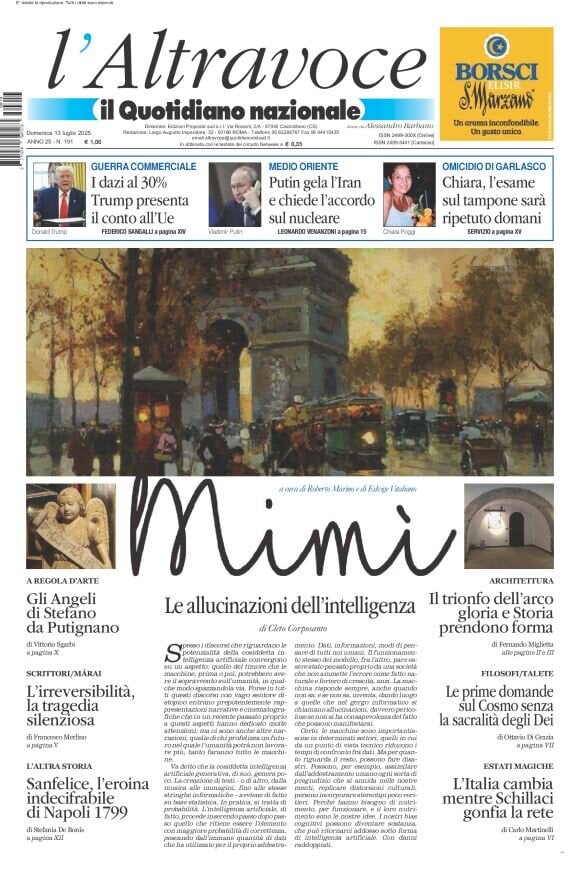 Il Quotidiano Del Sud, prima pagina