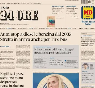 Il Sole 24 Ore, prima pagina
