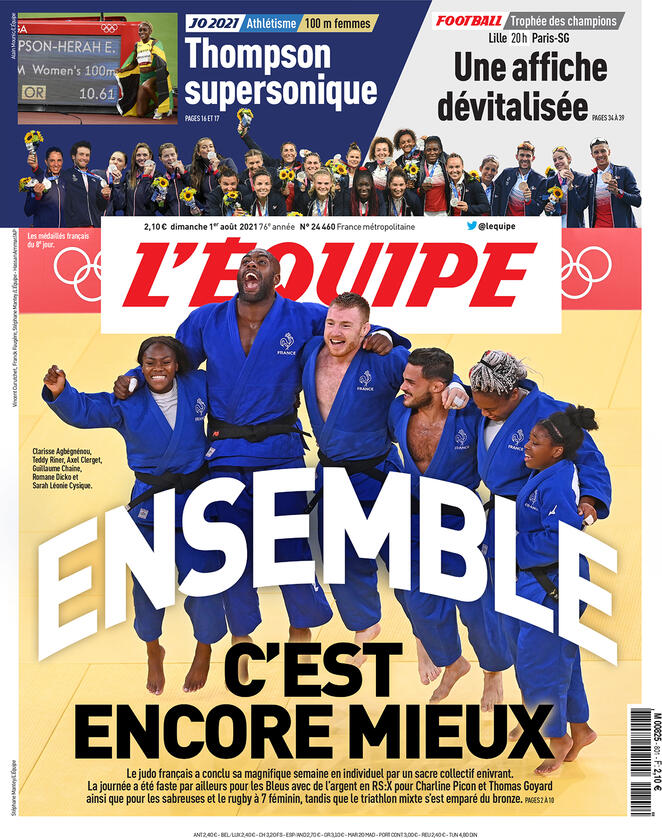 L'equipe (Francia), prima pagina