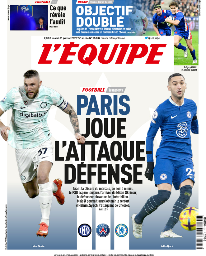 L'equipe (Francia), prima pagina