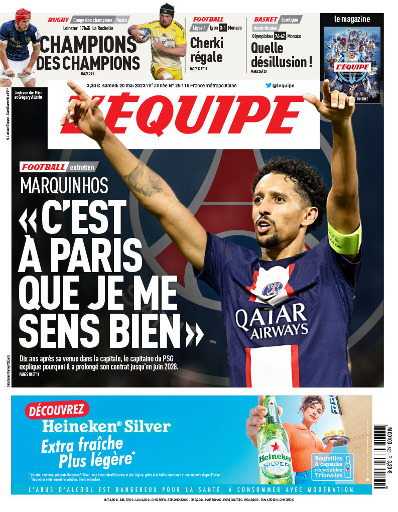 L'equipe (Francia), prima pagina