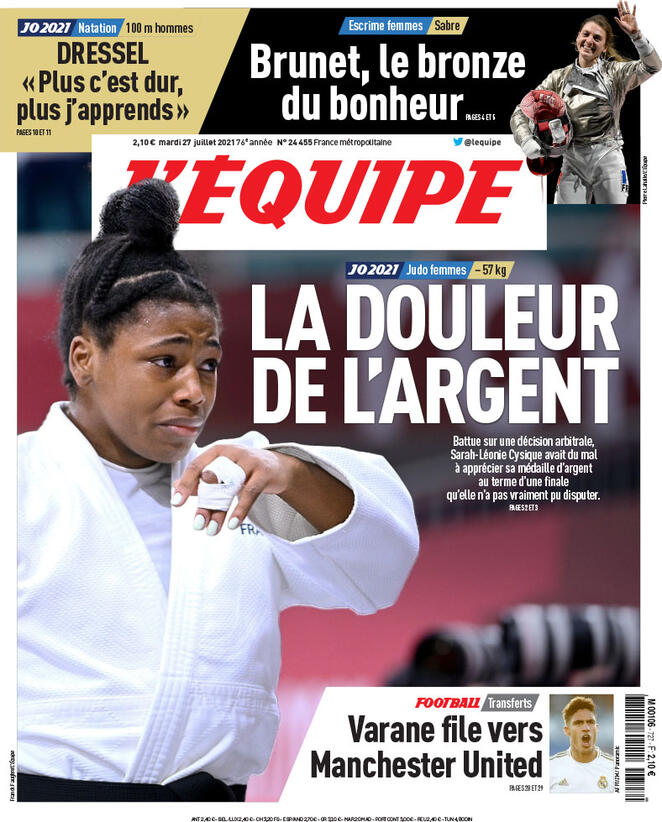 L'equipe (Francia), prima pagina