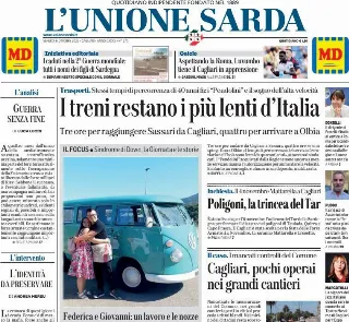 Prima pagina «L'Unione Sarda» Giornali.it