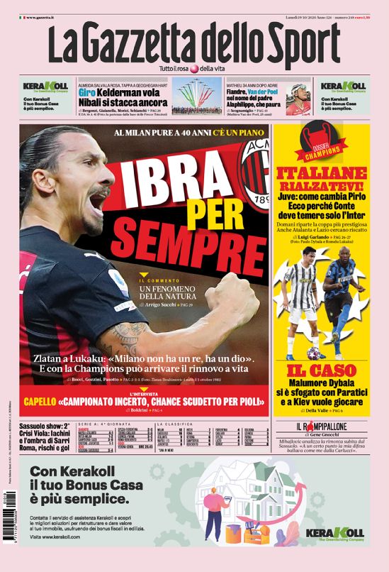 La gazzetta dello sport La gazzetta dello sport