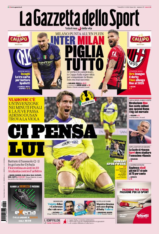 La gazzetta dello sport