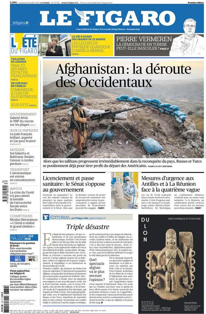 Le Figaro (Francia), prima pagina