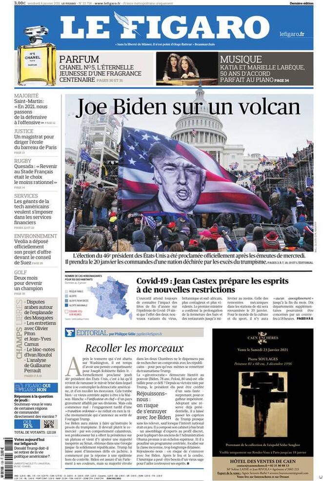 Le Figaro (Francia), prima pagina