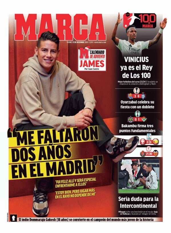 Marca (Spagna), prima pagina