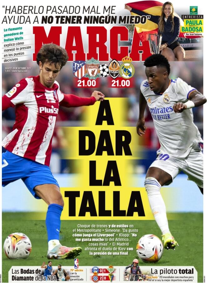 Marca (Spagna), prima pagina