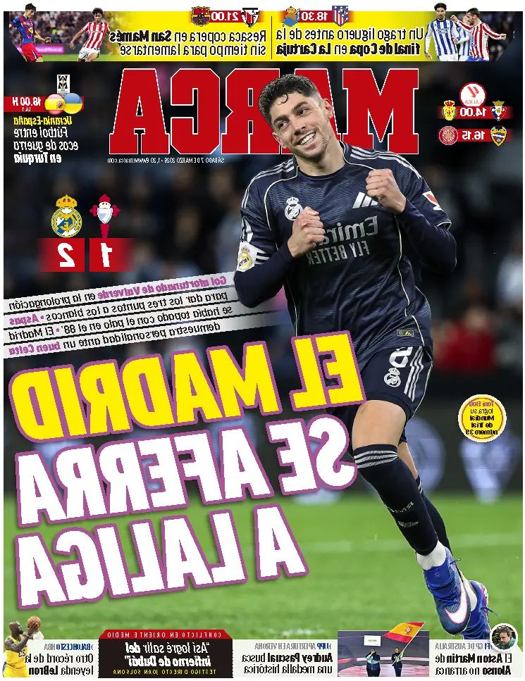 Marca (Spagna), prima pagina