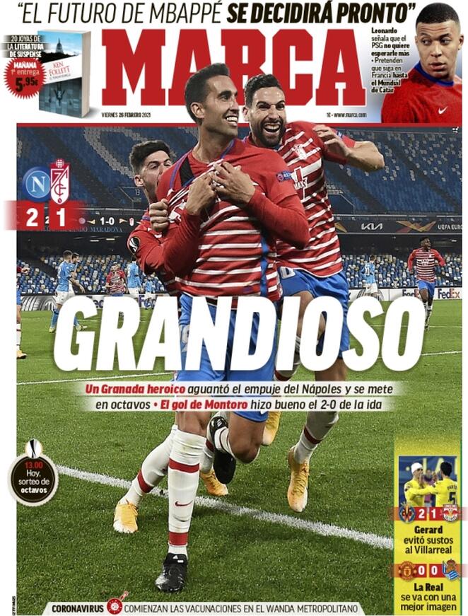 Marca (Spagna), prima pagina