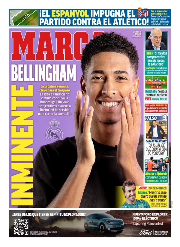 Marca (Spagna), prima pagina