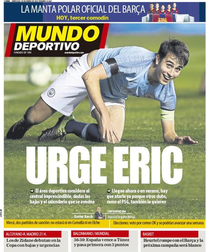 Mundo Deportivo (Spagna), prima pagina