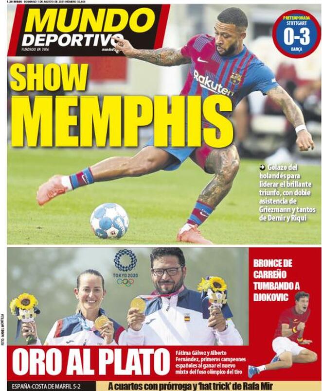 Mundo Deportivo (Spagna), prima pagina