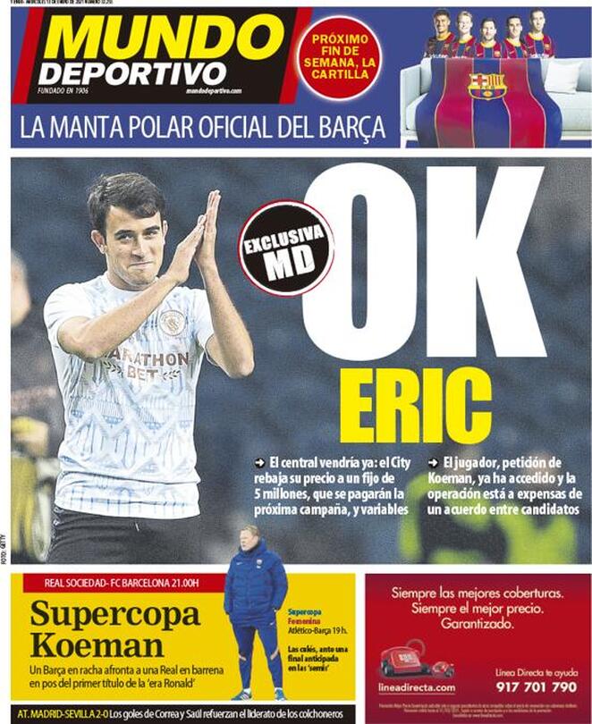 Mundo Deportivo (Spagna), prima pagina