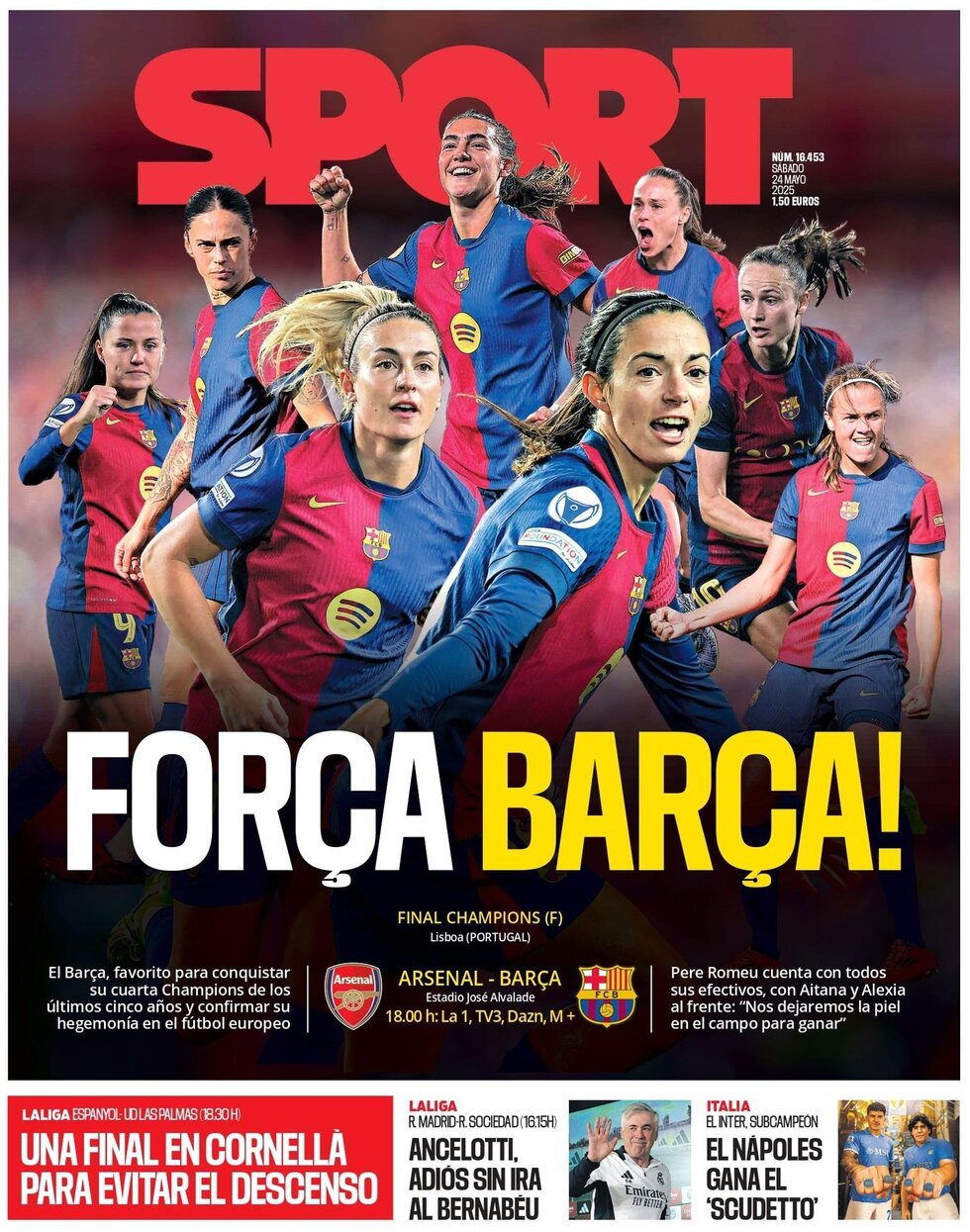 Sport (Spagna), prima pagina