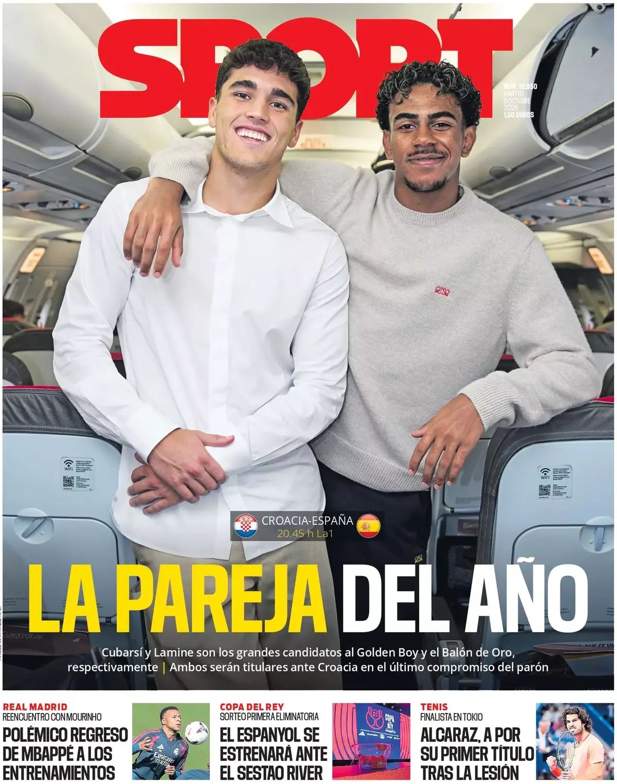 Sport (Spagna), prima pagina