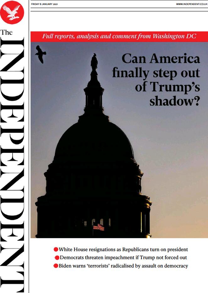 The Independent (UK), prima pagina