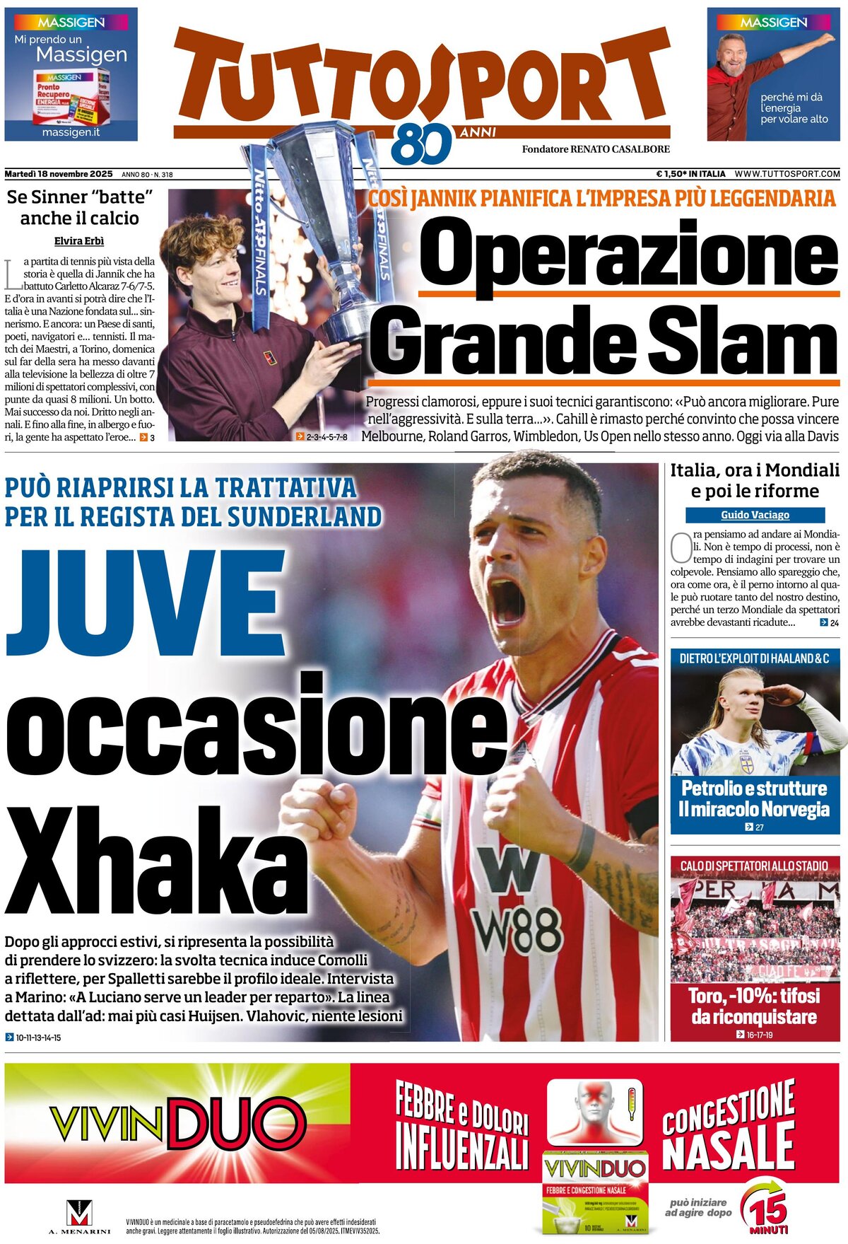 Tuttosport, prima pagina