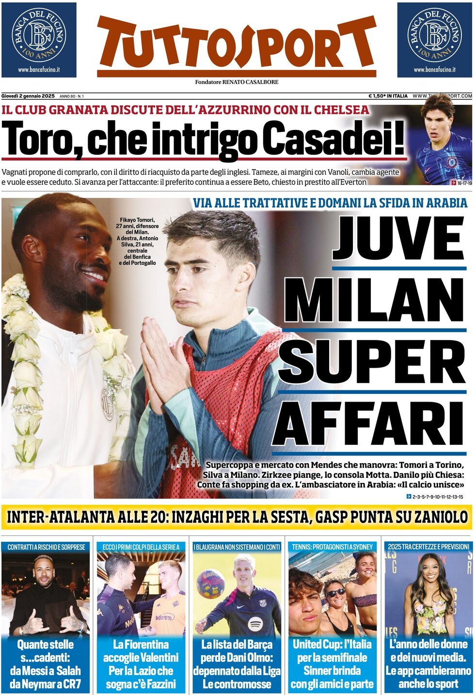 Tuttosport, prima pagina