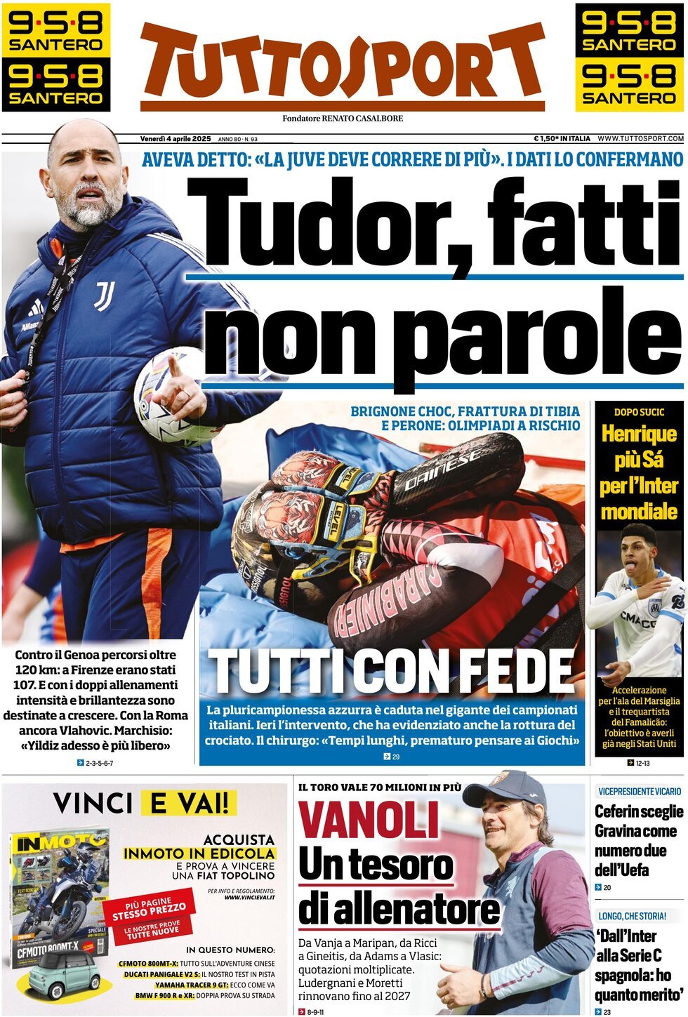 Tuttosport, prima pagina