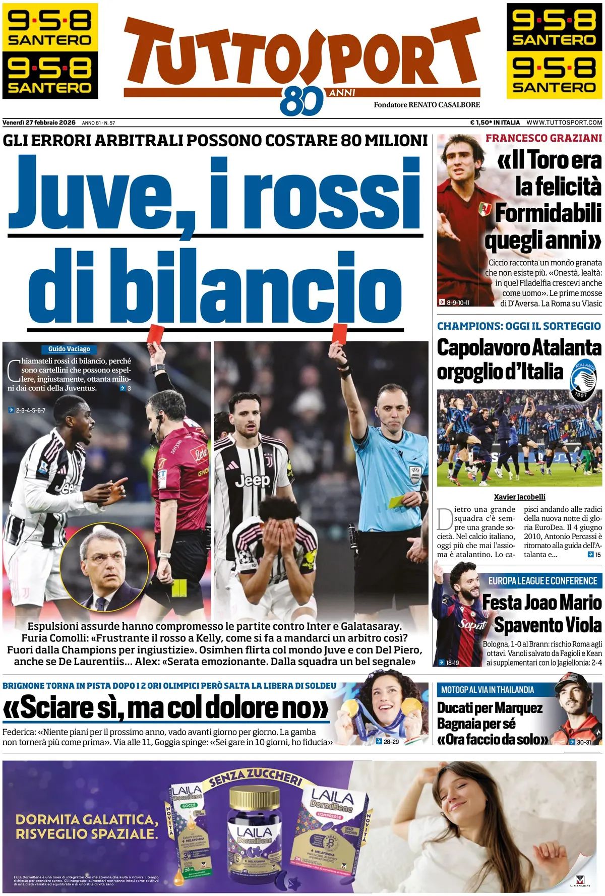 Tuttosport, prima pagina