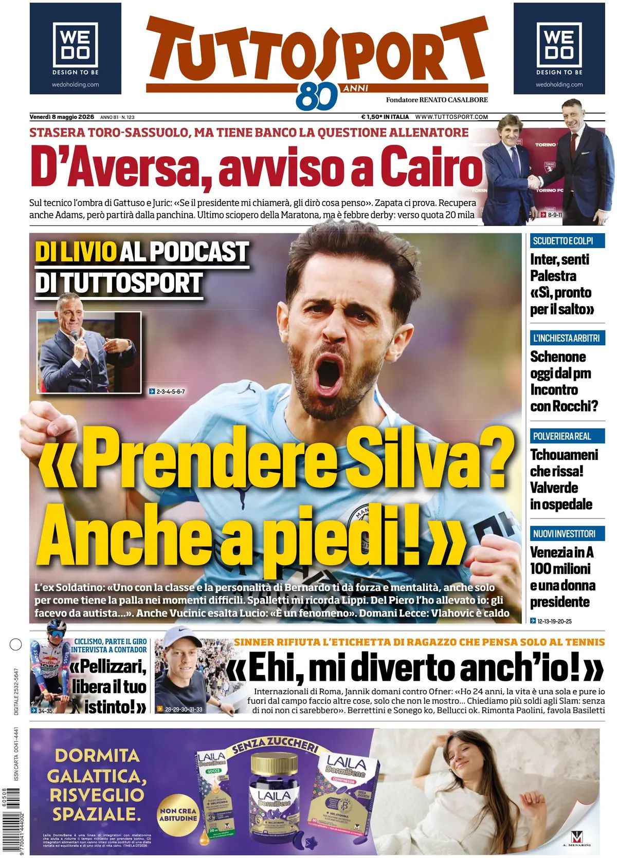 Tuttosport, prima pagina