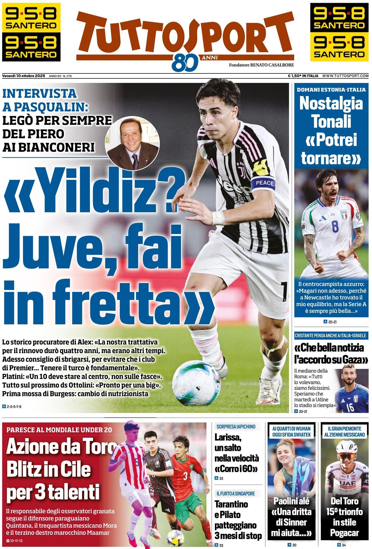 Tuttosport, prima pagina