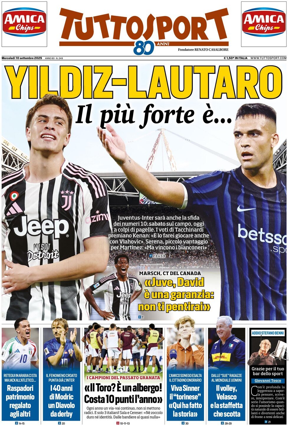 Tuttosport, prima pagina