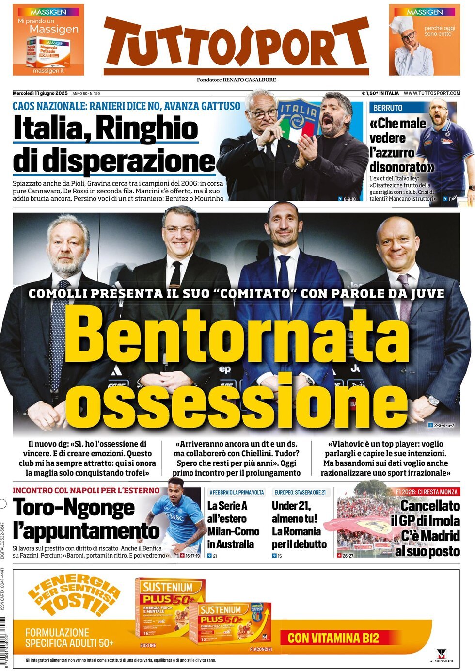 Tuttosport, prima pagina