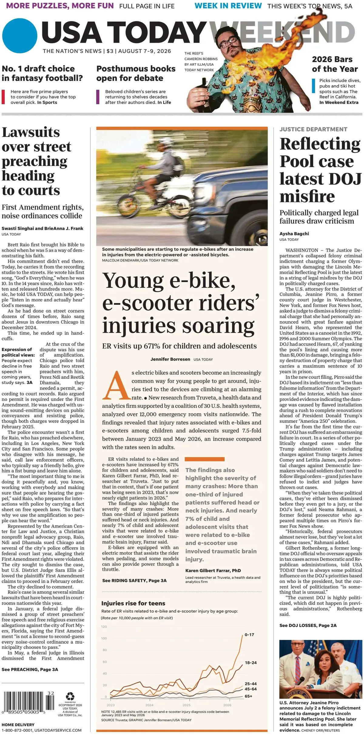 Usa Today (USA), prima pagina