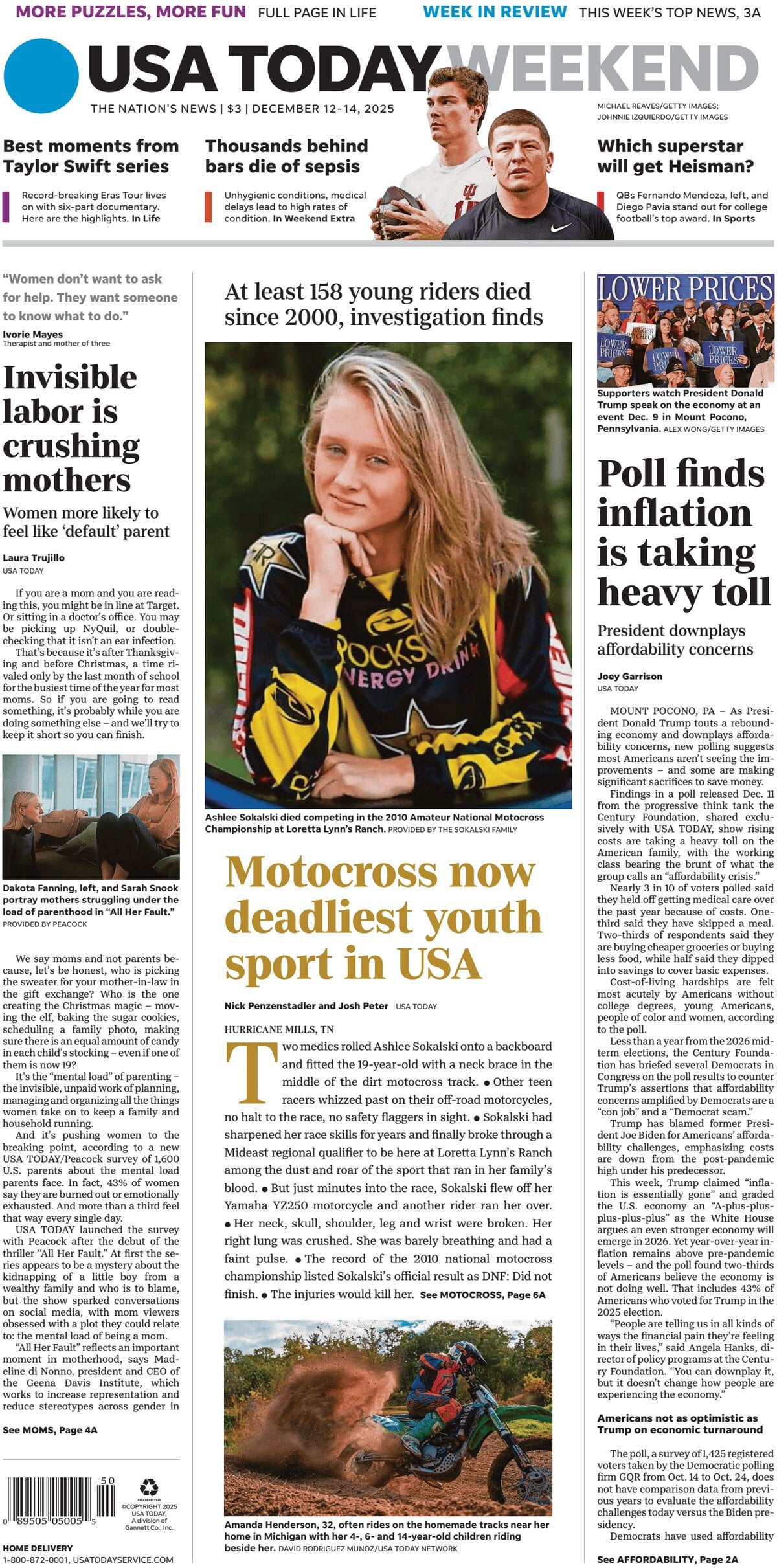 Usa Today (USA), prima pagina