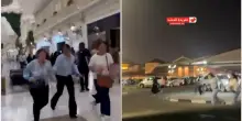 Missili dall'Iran, il panico e la fuga dai centri commerciali in Qatar. Ordigni sorvolano lo stadio