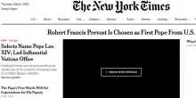 Riconversioni. I giornali Usa si riscoprono cattolici alla nomina dell'americano Leone XIV