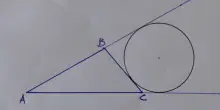 Il quesito del triangolo e dell'excerchio