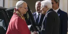 Papa Leone al Quirinale. Mattarella: "Disarmare animi e parole. Israele e Palestina abbiano due Stati"