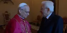 Mattarella e la figlia Laura da papa Leone XIV: prima visita ufficiale in Vaticano