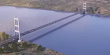 Ponte sullo Stretto, il rendering che mostra come sarà