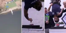 Bungee jumping da Guinness: intinge il biscotto in una tazza di tè dopo un volo di 73 metri